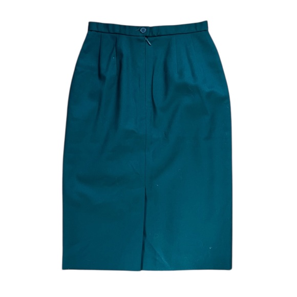 New Pendleton USA Wool Dark Green Skirt 4 P - Picture 6 of 16